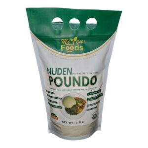 Alternative view of NUDEN Organic Multigrain Poundo Flour – 100% Natural, Low Gluten Premium Swallow/Fufu Flour for Dumplings, Roti & Healthy Baking – 2.2 lb